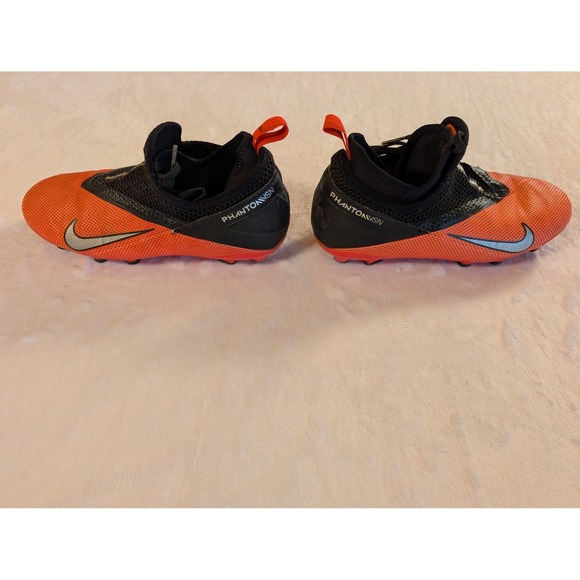 Nike Phantom Vision VSN Elite Dynamic Fit TF Orange Black Soccer Cleats Youth ! - Picture 12 of 13